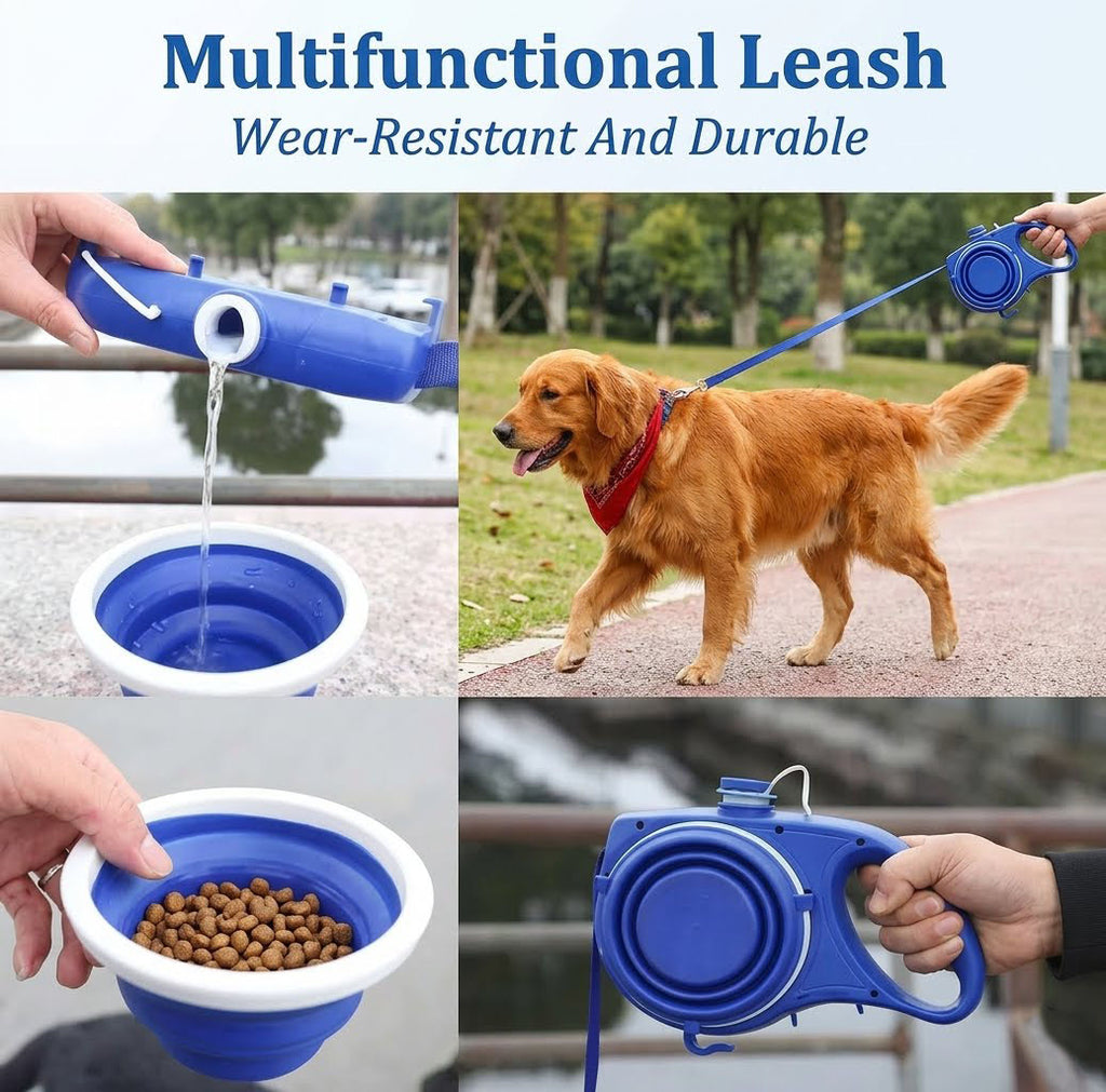 4-in-1 Multifunctional Retractable Pet Leash