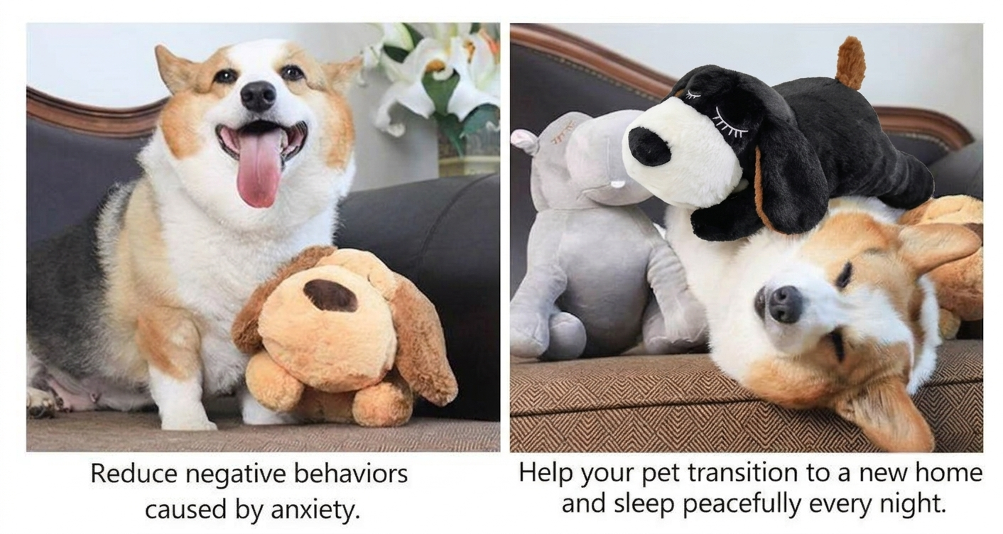 Calming Heartbeat Puppy Toy