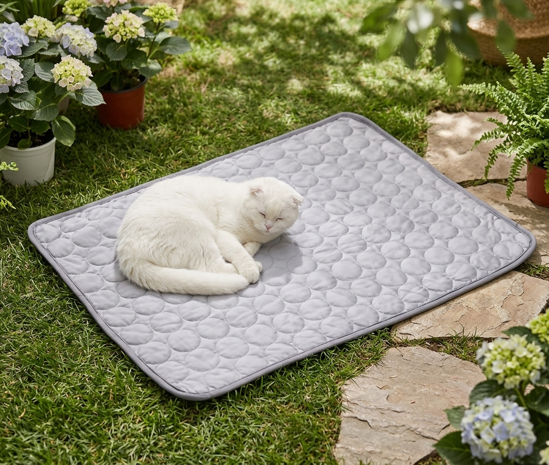 Ice Silk Summer Cooling Mat for Dogs & Cats
