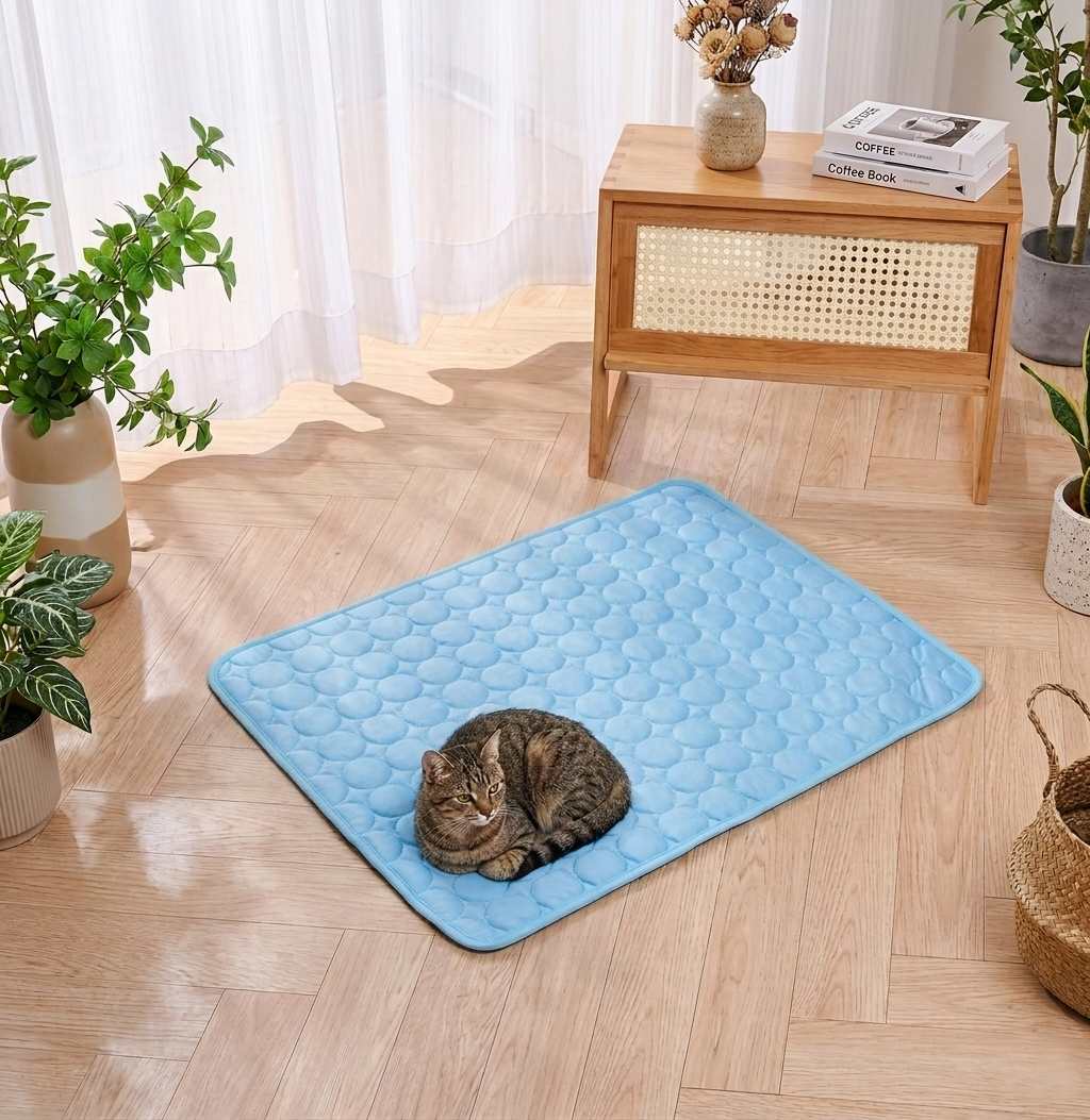 Ice Silk Summer Cooling Mat for Dogs & Cats
