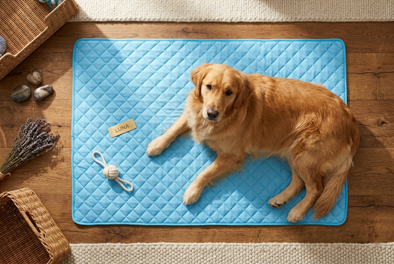 Ice Silk Summer Cooling Mat for Dogs & Cats